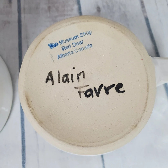 Alberta Wild  Rose Oversized Artisan Coffee Mugs - Picture 10 of 15